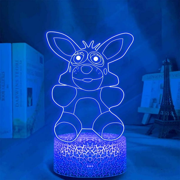 Lampe Veilleuse 3D Pokemon Pikachu USB changements de 7 couleur LED Lampe  bebe