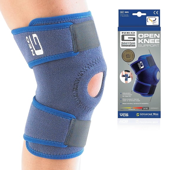 Neo G Knee Brace for Women and Men Knee Support Open Patella for Joint Meniscus Knee Pain Relief, Arthritis, Sprains, Strains, Instability - Adjustable Compression - One size