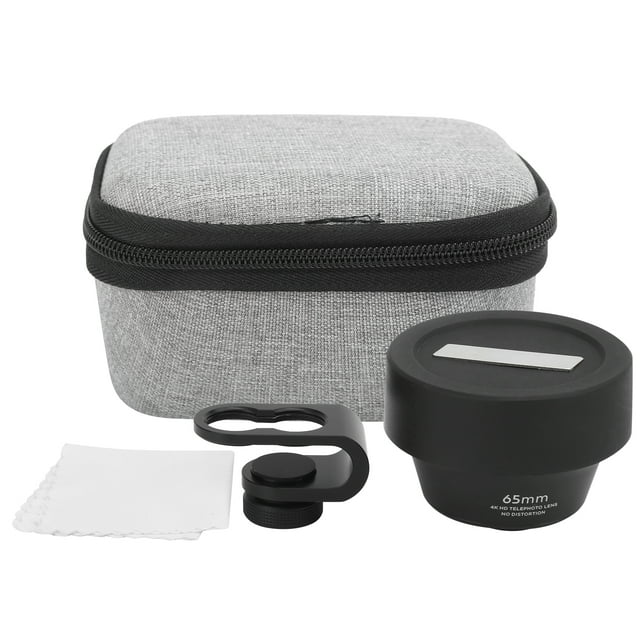 Teleobjetivo de 65 mm para retratos, lente asférica externa para retratos, para teléfonos y tabletas iOS