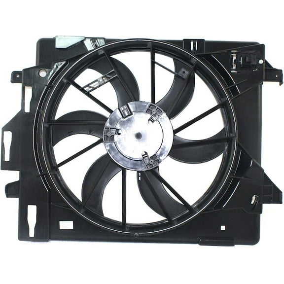 Auxiliary Engine Cooling Fan Assembly - Compatible with 2008 - 2016 Chrysler Town & Country 2009 2010 2011 2012 2013 2014 2015