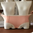 thumbnail image 3 of Admvng Womens Underwear Solid Color Plus Size High Waist Cotton Pear Shaped Figure Enlarged Underwear, Size XL-5XL, 3 of 5