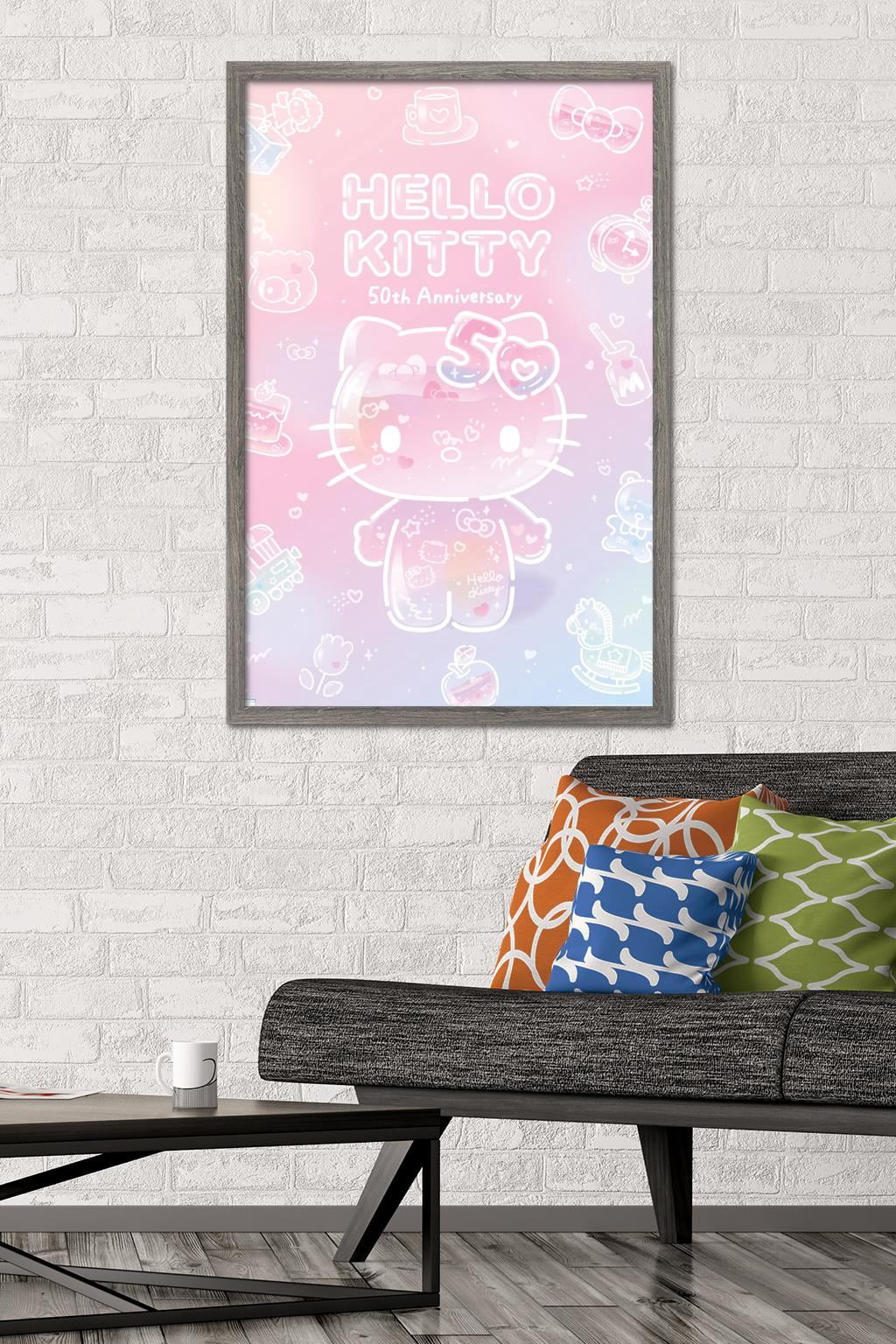 Hello Kitty - 50th Anniversary Wall Poster, 22.375