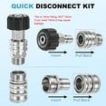 thumbnail image 4 of Stainless Steel Pressure Washer Quick-Connect Kit, M22 to 3/8" Connect for Pressure Washer Pump and Hose, 4 of 7