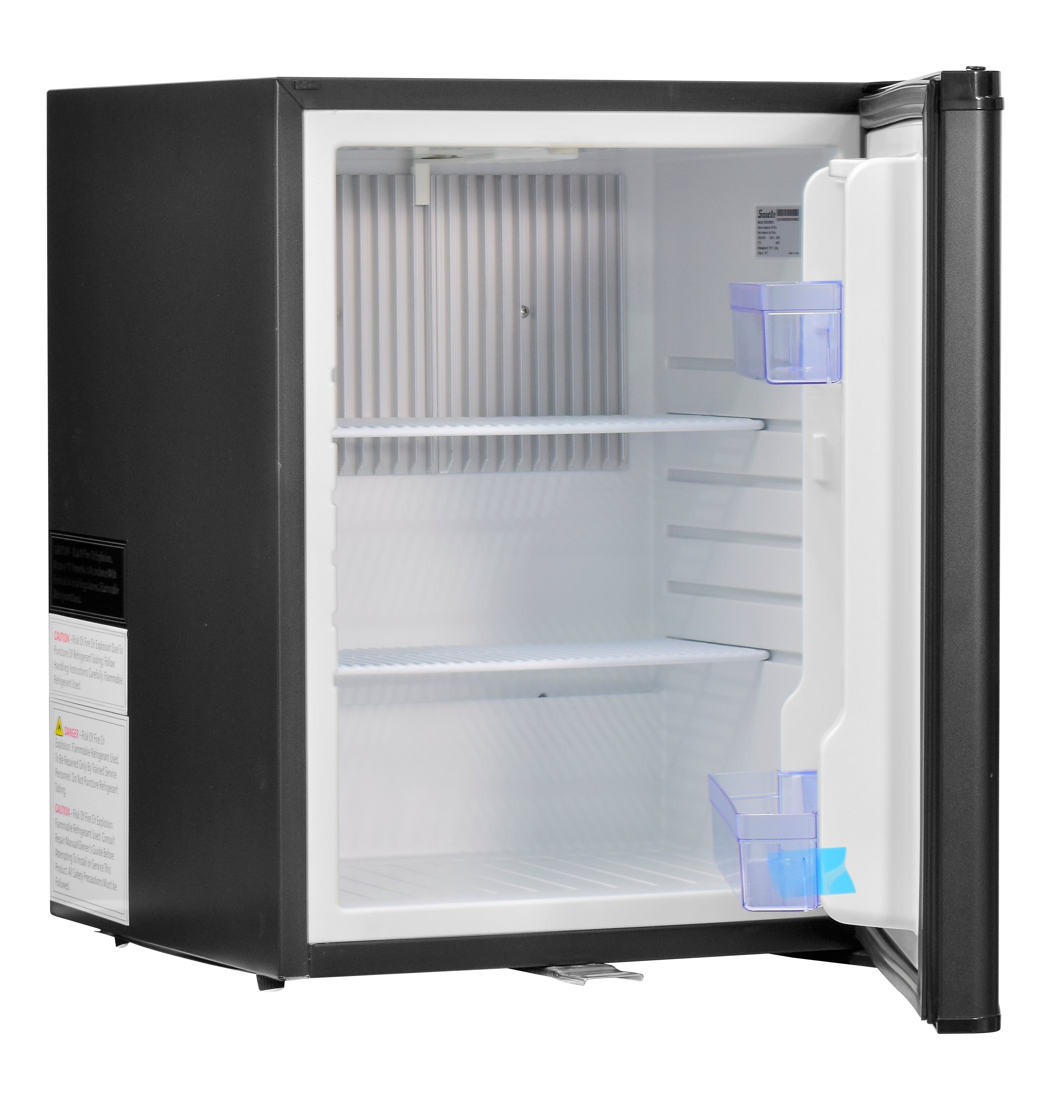 Smad 2.1 Cu ft 110V/12V Compact Refrigerator RV Truck Caravan Car Fridge Lock Quiet Reversible Door