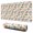 Beige Dinosaurs Birds, variant on Long Mouse Pads for Desk,Beige Dinosaurs Flowers Leaves Desk Mats on Top Of Desks, Desk Mouse Pad Extra Large with 3mm Non-Slip Base and Stitched Edge for Gaming,Office,Work,Home 31.5"x11.8"