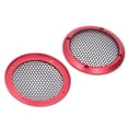 thumbnail image 1 of 2Pcs Speaker Grill Protector, Car Speaker Subwoofer Guard Protector with 8 Screws, Protective Speaker Cover Mesh, 1 of 7