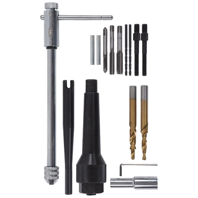 Damaged Plug Remover Tool, Multifunctional Hex Wrench Glow Plug Tip Puller Kit Centering Socket For M8x1mm And M10x1mm Threads