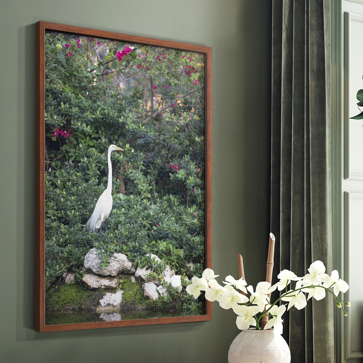 Matisse MDCCCXXI Framed Print in Brown Solid Wood 16 x 20 Framed Print
