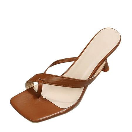 

adviicd Flat Slide Pumps Women Size 12 Strap Women Pumps Casual Style And Toe High Low Heeled Pumps for Women