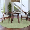 thumbnail image 4 of Green 7ft Round Rug, Farmhouse Burlap Solid Green Color Modern Linen Texture Non-Skid Rubber Backing Large Area Rugs - Living Room Bedroom Home Office, Indoor Floor Mat Carpets Washable Rug, 4 of 9