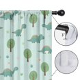 thumbnail image 4 of Blackout Kids Curtains,LightBlue Cartoon Dinosaurs Trees Pattern Childrens Insulated Curtains Set Of 2,Bedroom Essentials,Toddler Room Decor 52"x63", 4 of 5