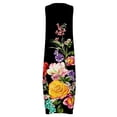 thumbnail image 5 of Ichuanyi liquidación de verano para mujeres ocio suelto en v pable de bolsillo de bolsillo largo estampado de flores vestidos sin mangas ICHUANYI WER2023081604649, 5 of 5