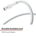 thumbnail image 4 of Staples TECH USB-C to USB-A Charging Cable 6.5 ft. White (ST62338), 4 of 8