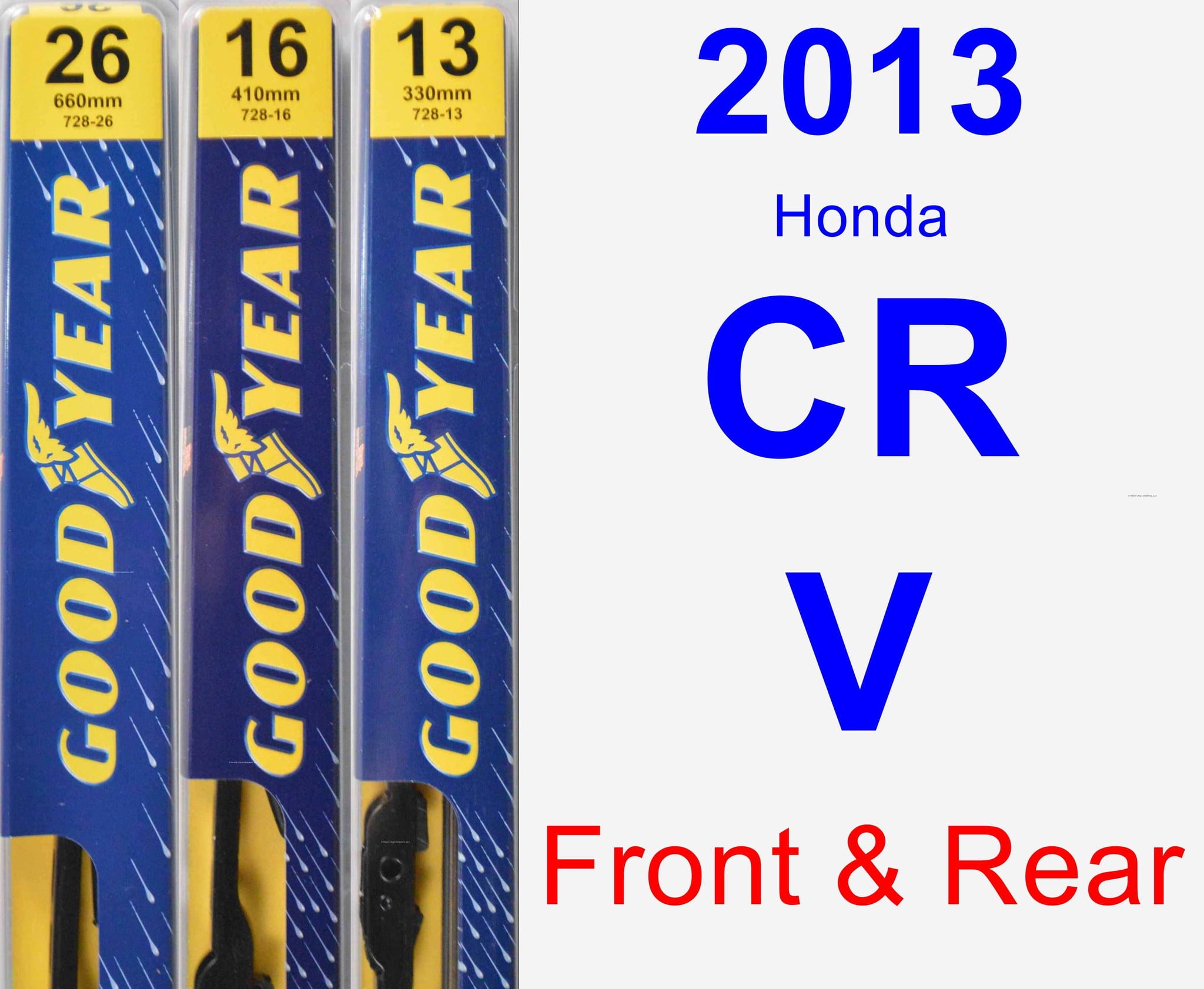 2013 Honda CR-V Wiper Blade Set/Kit 