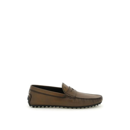 

Tod s leather gommino driver loafers