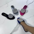 thumbnail image 5 of BJUTIR Slippers For Women Kawaii Summer Flat African Sandals Outwearing Rhinestone Sandals And Slippers, 5 of 6