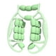 thumbnail image 4 of Rodillo muscular para masajeador de piernas, 24 ruedas, herramienta de masaje ligera, equipo para Verde, 4 of 9