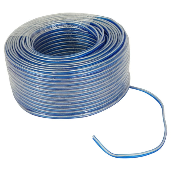 Rockville BLUE 16G250 OFC 16 Gauge 250 Foot 100% Copper Speaker Wire Car Audio