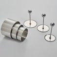 thumbnail image 3 of YAOMOBB Kitchen Tools Round Stainless Steel Cold Dish Hotel Accessory with Push Board, 3 of 6