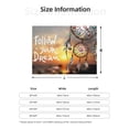 thumbnail image 5 of Yiaed Follow Your Dream Dreamcatcher Print Blanket Throw Blanket Soft Cozy Flannel Blanket for Home Bed Sofa Couch Chair-60"x50", 5 of 6