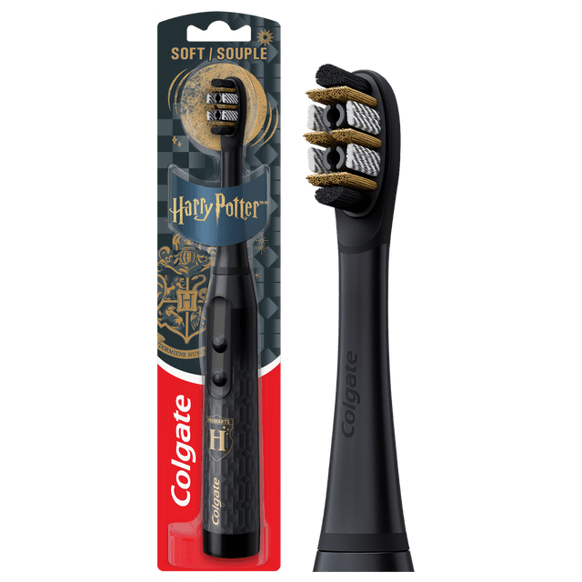 Colgate Harry Potter Adult Battery Powered Sonic Toothbrush, Soft