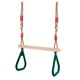 thumbnail image 1 of Barra de columpio trapecio Hugo con anillos de resistencia de columpio de barra s de patio libre p Verde, 1 of 5