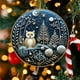 thumbnail image 5 of Adorno Colgante Navideño Acrílico de 8 Cm (3.15 Pulgadas) | Impresión Duradera a Doble Cara | Regalo Navideño para Familiares y Amigos | Decoración para Árbol, Pared y Espejo Retrovisor de Coche, 5 of 6
