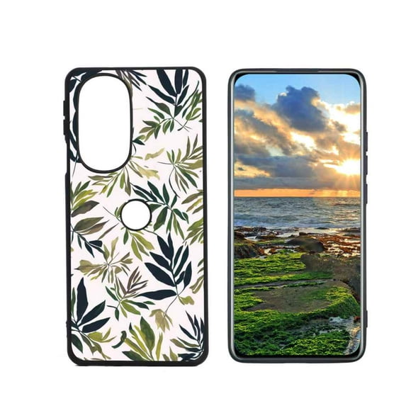 Leaves-173 Phone Case, Degined for Motorola Edge 30 Pro Case Men Women, Flexible Silicone Shockproof Case for Motorola Edge 30 Pro