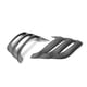 thumbnail image 1 of Shark Gills decorative side kit For Harley Bright Carbon Fiber, 1 of 5