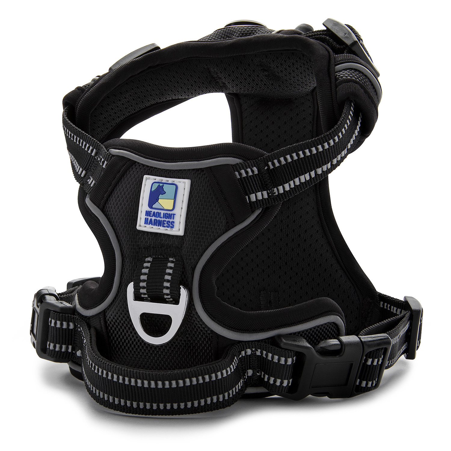 Headlight Harness Dog Safety Harness (Black, Large)