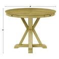 thumbnail image 3 of Steve Silver Rylie Counter Table & 4 Swivel Counter Chairs, Natural Finish, 3 of 11