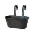 thumbnail image 1 of Hanging Flower Pots Outdoor For Fence Metal Hanging Flower Bucket With Decorative Planter Box Metal Bucket Planter For Porch Balcony Fence Patio, 1 of 9