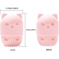 thumbnail image 3 of 2 Pcs Étui de Transport pour Éponge de Maquillage Forme de Chat Support de Voyage pour Mélangeur Sac de Transport Réutilisable Lavable, 3 of 5