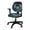 Black-Butterfly Flower, variant on HELLHERO Boho Mandala Flower Print Desk Chair Cover, Universal Gaming Chair Seat Covers for Pets, Office Chairs Back Cover, Home Decor