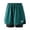 Black, variant on Mens Double Layer Shorts Elastic High Waist Loose Fit Quick Drying Sweat Wicking Pants Summer Running Muscle Gym Active Trunks Army Green S