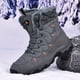 thumbnail image 4 of Zapatos Senderismo Botas Montaña Impermeables Con Aislamiento para Exteriores Hombre (Gris 42), 4 of 9