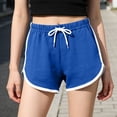 thumbnail image 4 of RYDCOT 3 Pack: Women's Pajama Shorts Sleep Lounge Sweatshorts Comfy Sleepwear Bottoms (Available In Plus Size) Blue, 4 of 6