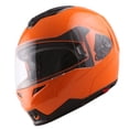 thumbnail image 5 of 1Storm Motorcycle Street Bike Modular/Flip up Dual Visor/Sun Shield Full Face Helmet HG339 Glossy Orange, 5 of 7