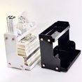 thumbnail image 3 of Desktop Storage Rack, Durable 2 Tier Cosmetic Storage Shelf Rack  for Living Room White,Black,Transparent, 3 of 7