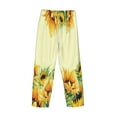 thumbnail image 5 of Junzan Men'S Pajama Pants Sunflowers On A Yellow Background Sleepwear Pants Pj Bottoms Drawstring And Pockets, 5 of 9