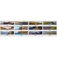 thumbnail image 3 of House of Doolittle 178 12-Month Jan to Dec 2025 22 in. x 17 in. Coastlines Photos Earthscapes Recycled Monthly Desk Pad Calendar - Black Binding/Corners, 3 of 4