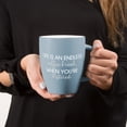 thumbnail image 4 of Pavilion - Life is an Endless Coffee Break When You're Retired Matte Blue Birthday Large 20 oz Coffee Cup Mug, 4 of 4