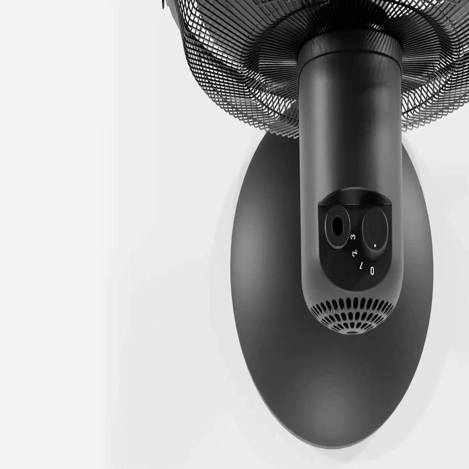 12" Table Fan with 75° Oscillation, 3 Speeds, 15° Adjustable  Tilt, Quiet Operation, Ideal for Home or Office
