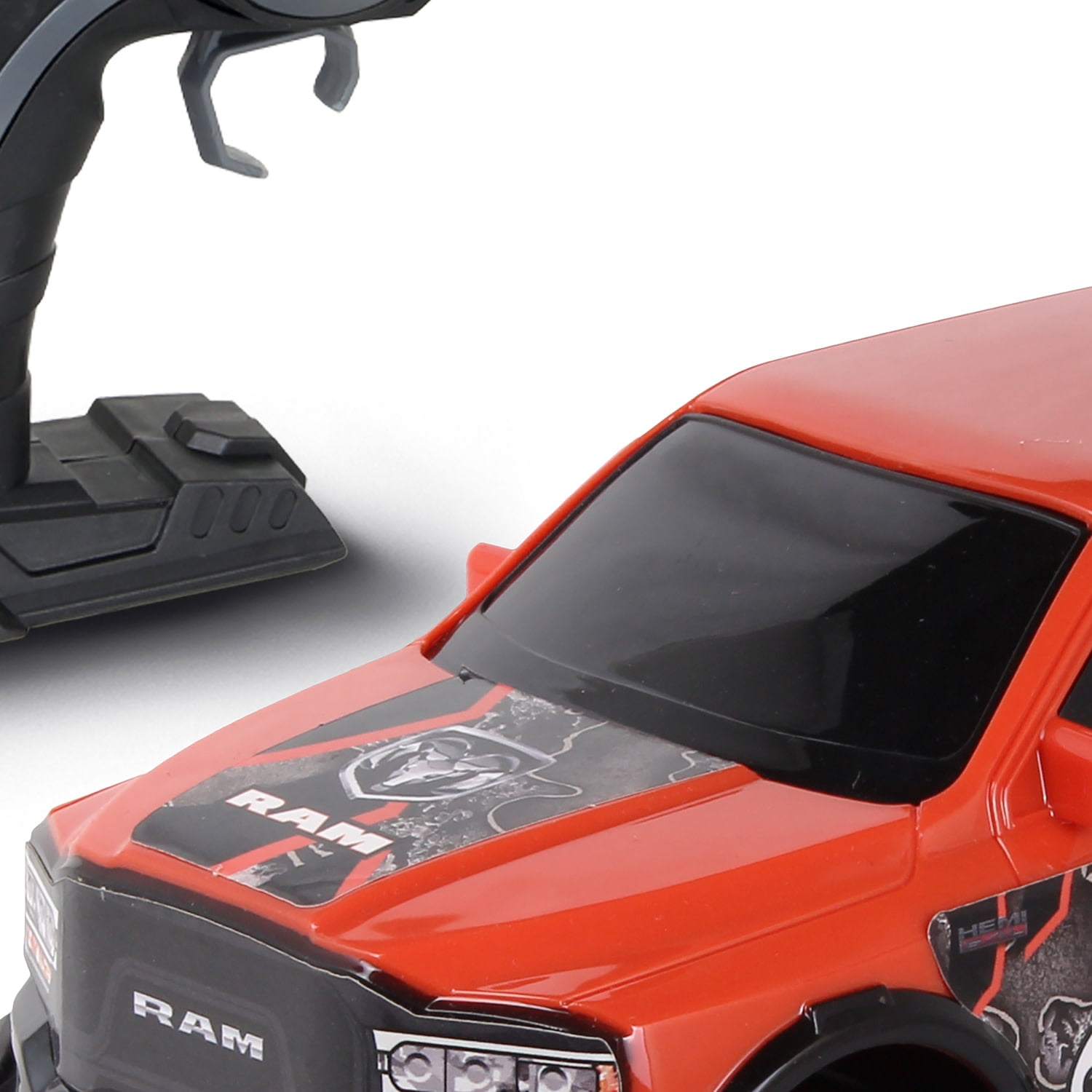 RealTree: RTR RC - RAM 2500 Power Wagon - Red - 2.4 Ghz High Performance for Donuts & Wheelies, Turbo Boost, Ready-To-Run Radio Controlled Vehicle