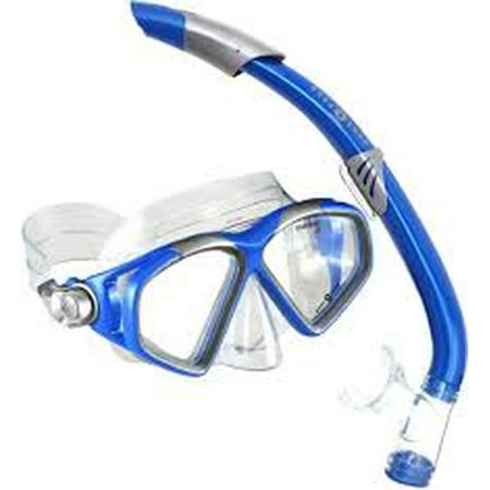 Aqua Lung Cozumel Sky Blue Snorkel and Mask