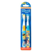 Brush Buddies Blippi Kids Toothbrushes, Manual Toothbrushes for Kids, Toothbrush for Toddlers 2-4 Years, Blippi Childrens Toothbrush, Soft Toothbrushes, 2PK