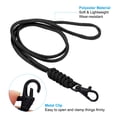 thumbnail image 4 of Uxcell Neck Lanyard Badge Lanyards Long Strap ID Card Holder Keychains Black, 4 of 7