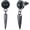 A02-Viking, variant on Black Sword Studs Earrings for Men Women 925 Sterling Silver Viking Sword Black Onyx Dangle Drop Earrings Norse Viking Rune Jewelry Christmas Gifts