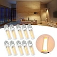 thumbnail image 4 of Led Tube Light, Warm White LED Light Bulbs, 10Pcs E17 Bulb Led Filament Bulb For Ceiling Fan Lamp,Cabinet Lamp Chandelier Ceiling Lamp Table Lamp, 4 of 8