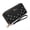 Black, variant on Wallets for Women Clutch Large Double Zip Ladies Phone Purse Cute Card Holder RFID Wristlet Soft Leather
